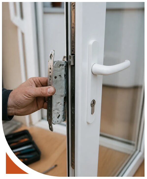 Ремонт замка пластиковой двери в Карпинске от 2567 р. | Разлок-Кпн